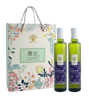 黄金树亚麻籽油礼盒