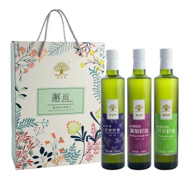 葡萄籽油+亚麻籽油+芥花籽油组合